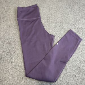 Nike Dri-FIT Leggings Small Purple Athletic Workout Pants Stretch Activewear